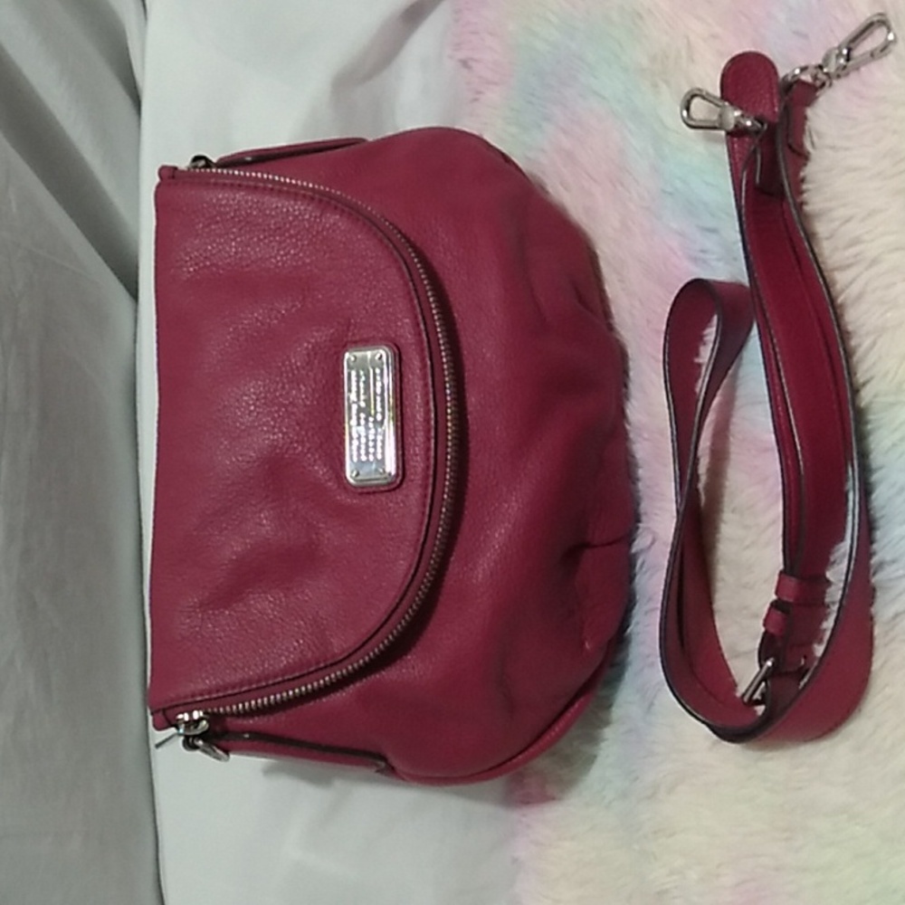 (#2) Marc By Marc Jacobs Magenta Bag W Removable Strap